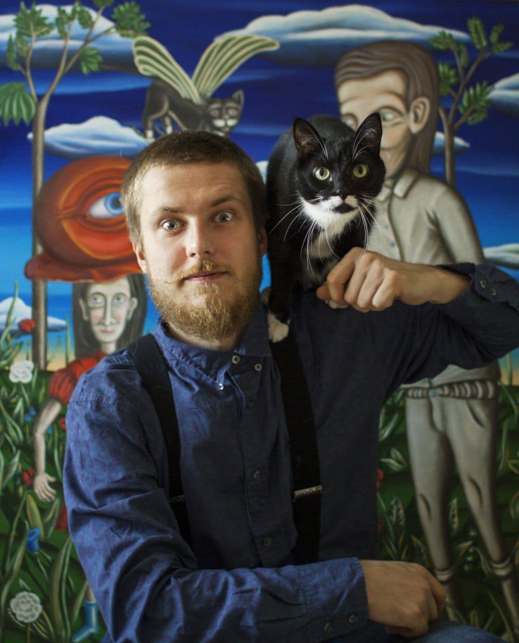 Porfirii Fedorin in the studio
