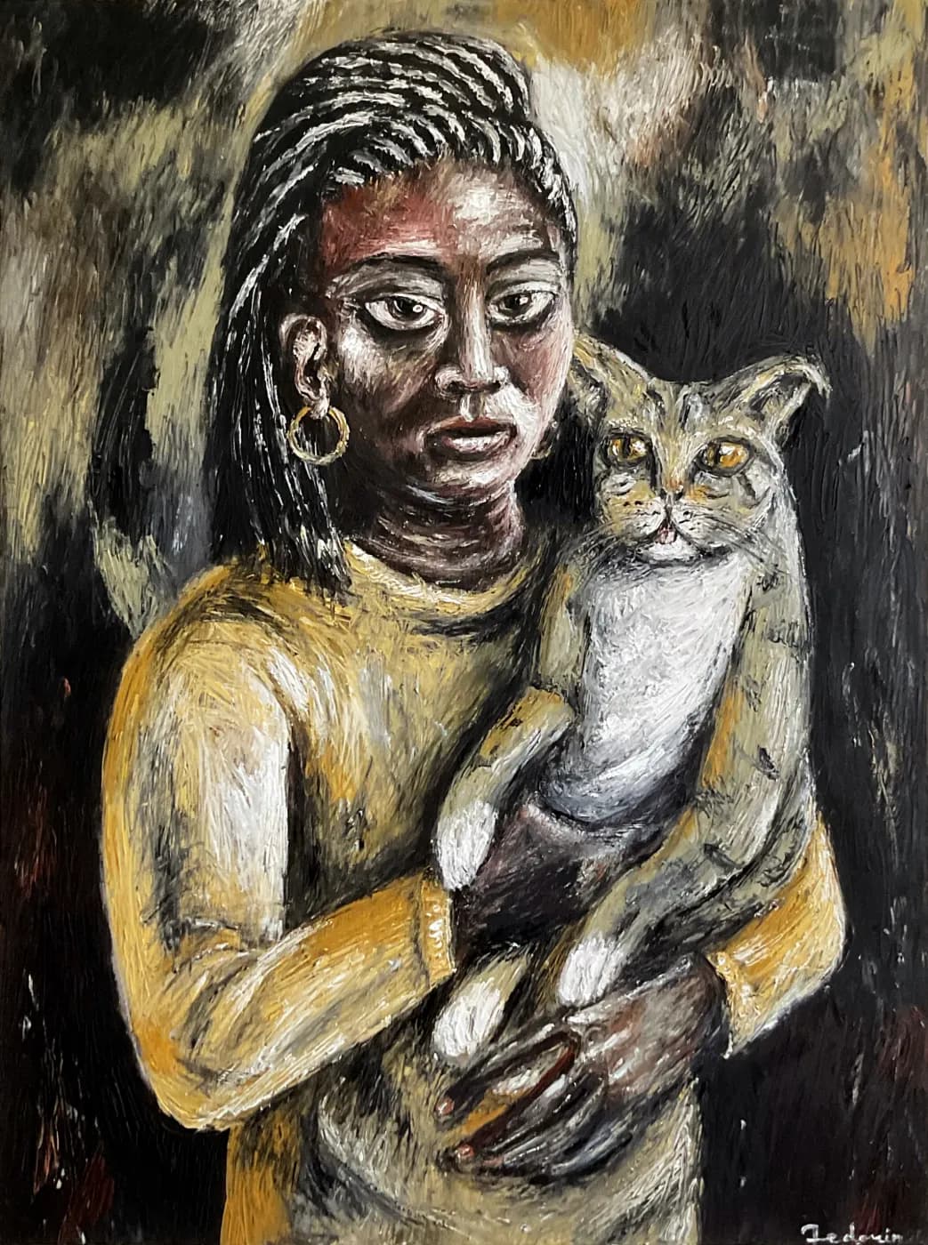Aegle | Sacred & Mythological Oil Painting — oil painting by Porfirii Fedorin, 2025