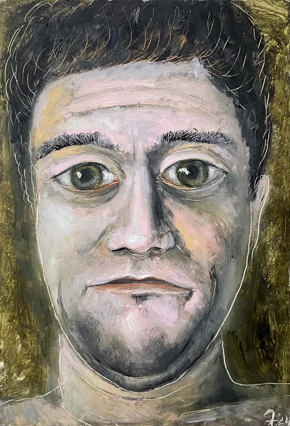 Body Hardening — oil painting by Porfirii Fedorin, 2024