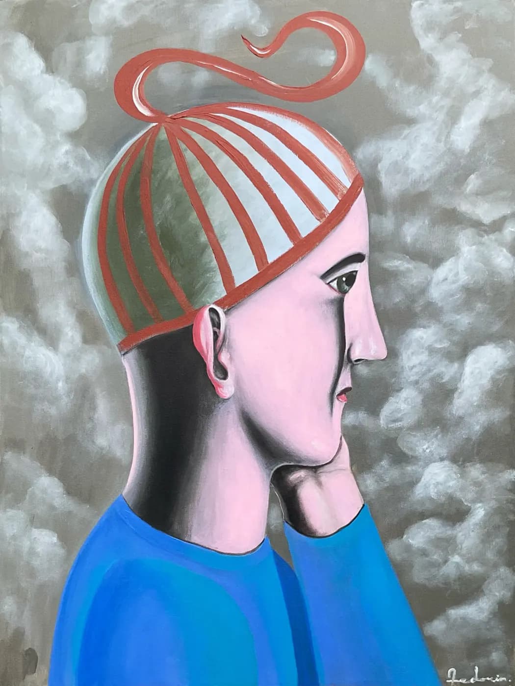 Disappointment Feel | Sacred & Mythological Oil Painting — oil painting by Porfirii Fedorin, 2024