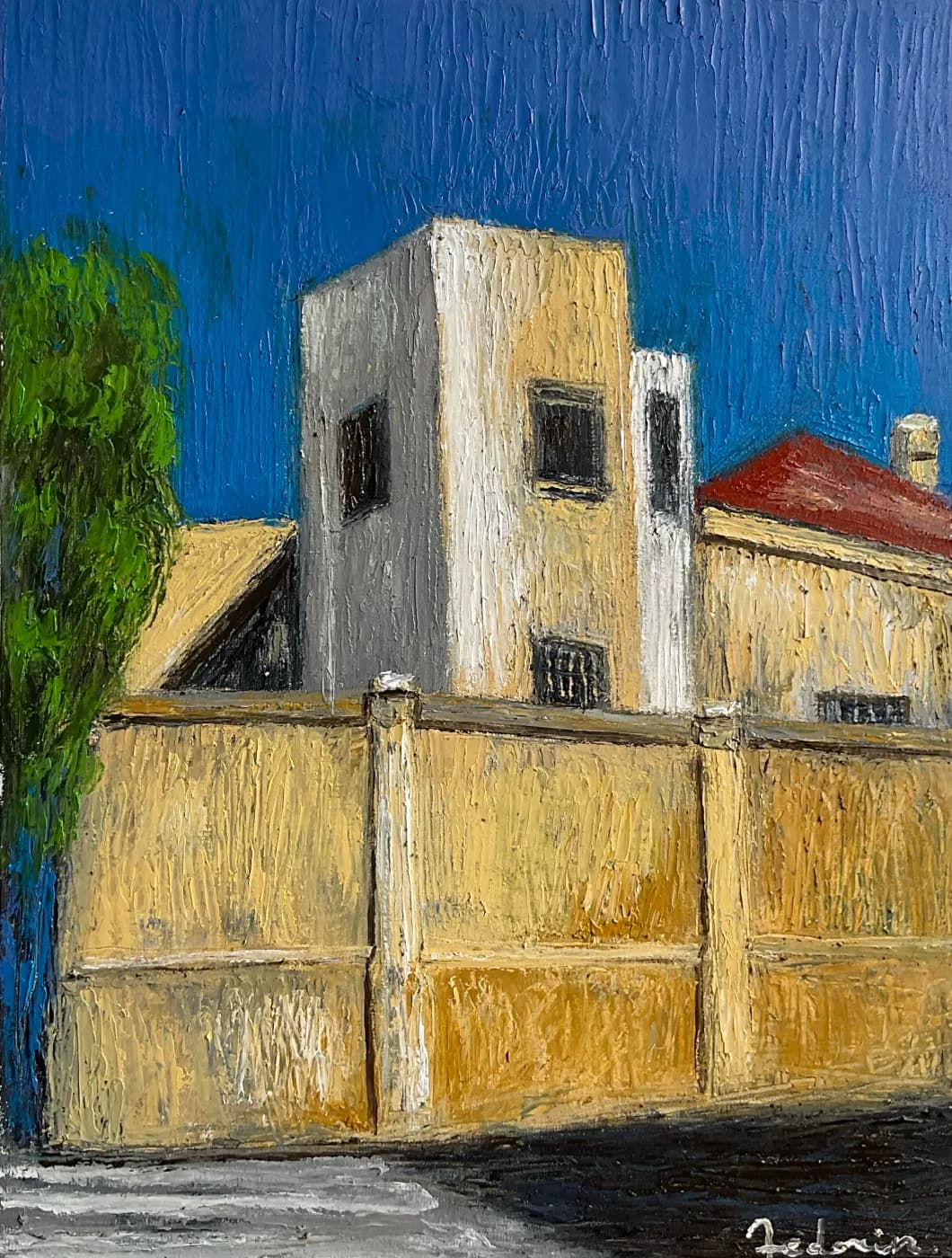 Distrito de Balvanera | Mystical Landscapes Oil Painting — oil painting by Porfirii Fedorin, 2025