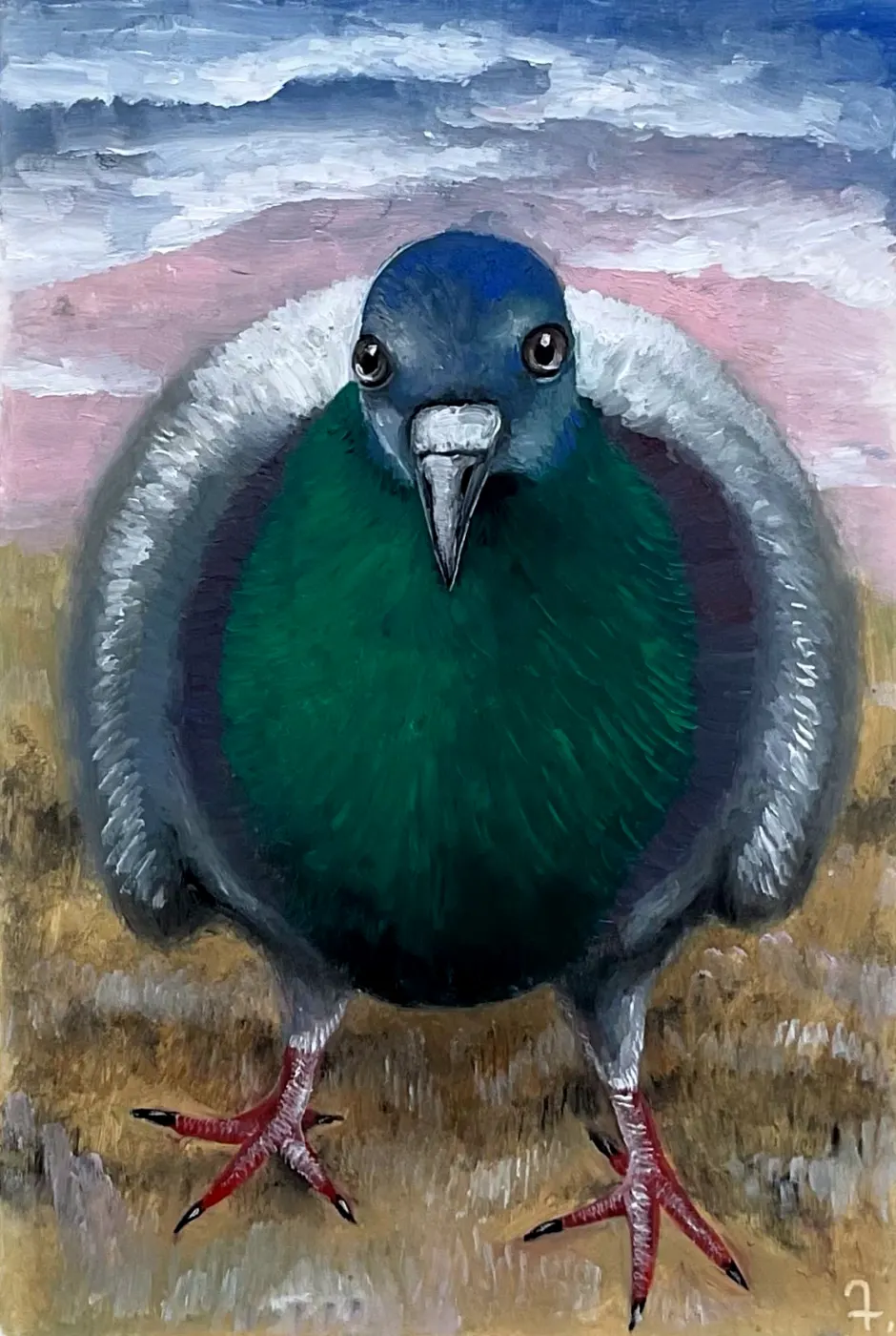 Holy Spirit | Creatures & Beasts Oil Painting — oil painting by Porfirii Fedorin, 2024