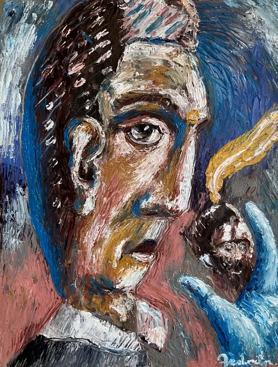 In the Name of the Holy Spirit — oil painting by Porfirii Fedorin, 2025