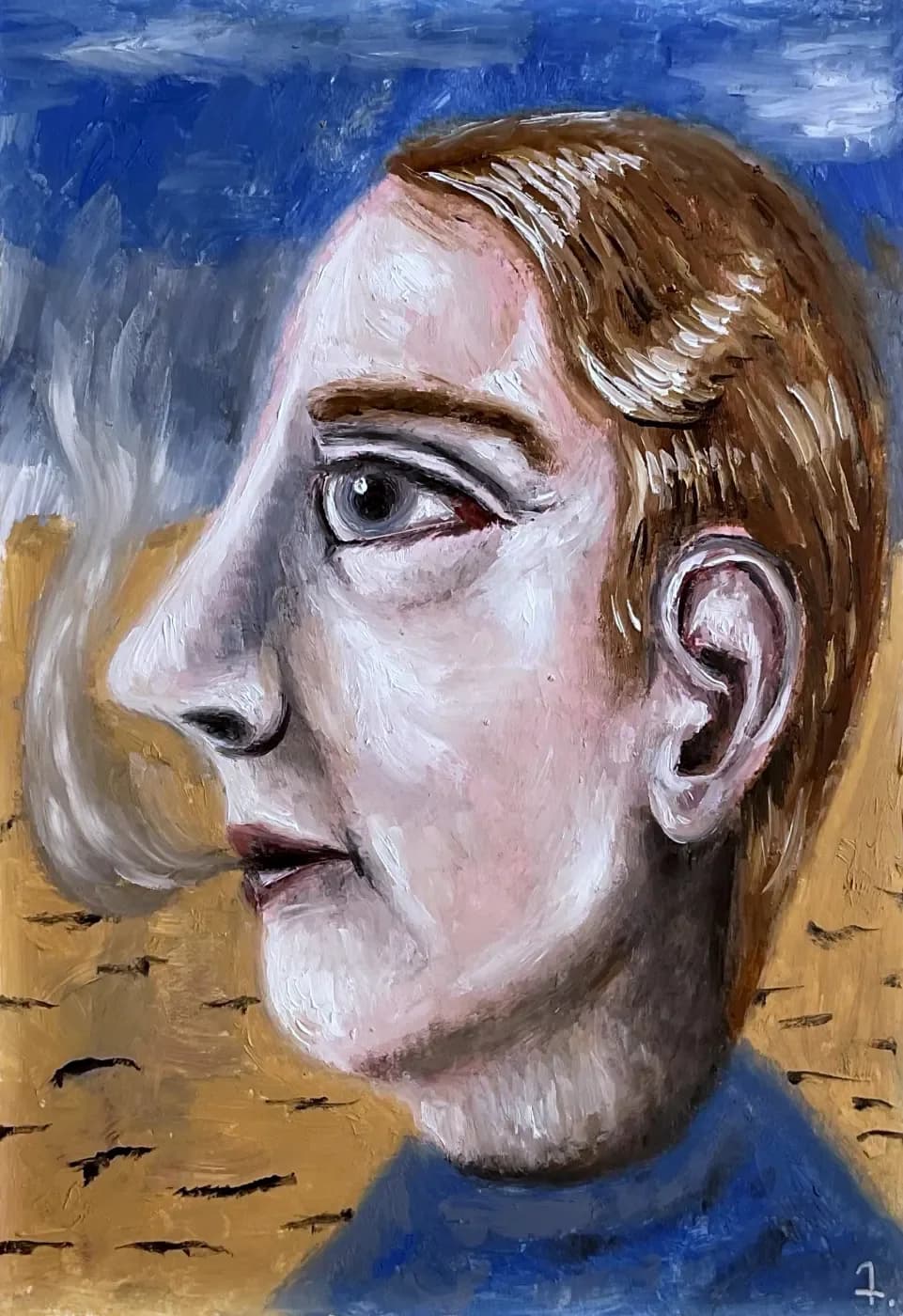 Pure Energy | Portraits Oil Painting — oil painting by Porfirii Fedorin