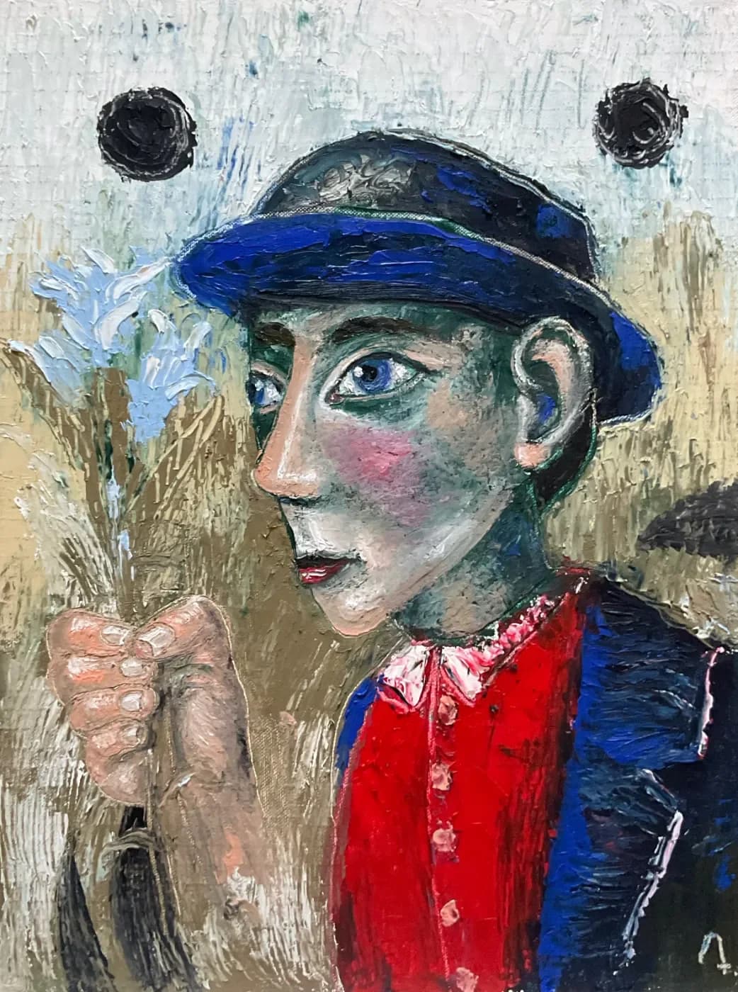 Returning from the Field | Portraits Oil Painting — oil painting by Porfirii Fedorin