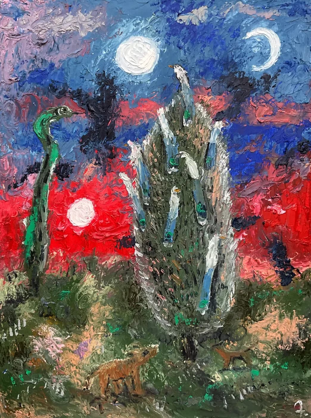 The Main Value | Creatures & Beasts Oil Painting — oil painting by Porfirii Fedorin